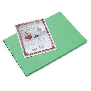 PACON CORPORATION 103620 Riverside Construction Paper, 76 lbs., 12 x 18, Green, 50 Sheets/Pack by PACON CORPORATION