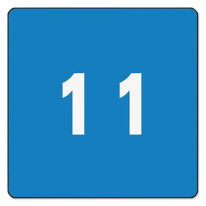 SMEAD MANUFACTURING COMPANY 67421 Single Digit End Tab Labels, Number 1, Light Blue, 250/Roll by SMEAD MANUFACTURING CO.