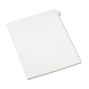 Avery 82200 Allstate-Style Legal Side Tab Divider, Title: 2, Letter, White, 25/Pack by AVERY-DENNISON