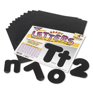 TREND ENTERPRISES, INC. T79901 Ready Letters Casual Combo Set, Black, 4"h, 182/Set by TREND ENTERPRISES, INC.