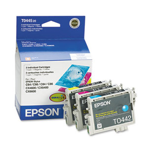 Epson Corporation T044520 T044520 DURABrite Ink, 1200 Page-Yield, 3/Pack, Cyan; Magenta; Yellow by EPSON AMERICA, INC.