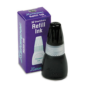 Shachihata, Inc XST22112 Refill Ink for Xstamper Stamps, 10ml-Bottle, Black by SHACHIHATA INC. U.S.A.