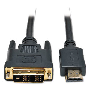 Tripp Lite P566-006 P566-006 6ft HDMI to DVI Gold Digital Video Cable HDMI-M / DVI-M, 6' by TRIPPLITE