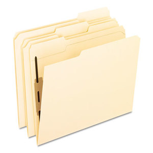 Cardinal Brands, Inc M13U1 Folders with One Bonded Fastener, 1/3 Cut Top Tab, Letter, Manila, 50/Box by ESSELTE PENDAFLEX CORP.