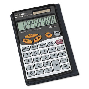 EL480SRB Handheld Business Calculator, 10-Digit LCD by SHARP ELECTRONICS