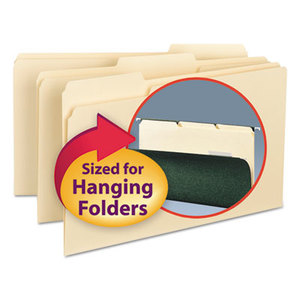 SMEAD MANUFACTURING COMPANY 15230 Interior File Folders, 1/3 Cut Top Tab, Legal, Manila, 100/Box by SMEAD MANUFACTURING CO.