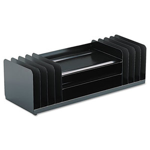 MMF INDUSTRIES 26420VCVBLA Jumbo Organizer for Large Forms, 11 Sections, Steel, 30 x 11 x 8 1/8, Black by MMF INDUSTRIES