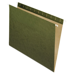 ESSELTE CORPORATION 81600 Hanging File Folders, Untabbed, Letter, Standard Green, 25/Box by ESSELTE PENDAFLEX CORP.