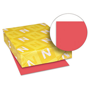 Astrobrights Colored Paper, 24lb, 8-1/2 x 11, Rocket Red, 500 Sheets/Ream by NEENAH PAPER