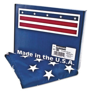 All-Weather Outdoor U.S. Flag, Heavyweight Nylon, 3 ft x 5 ft by ADVANTUS CORPORATION