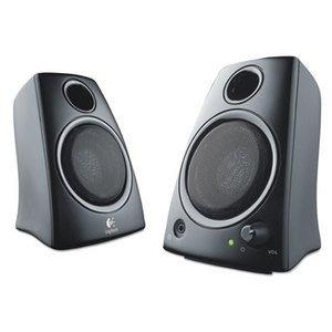 Z130 Compact 2.0 Stereo Speakers, 3.5mm Jack, Black by LOGITECH, INC.