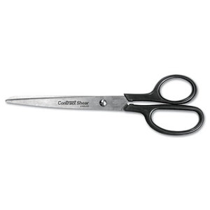ACME UNITED CORPORATION 10572 Straight Contract Scissors, 8" Long, Black by ACME UNITED CORPORATION