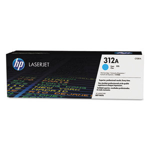 Hewlett-Packard CF381A CF381A (HP 312A) Toner, 2700 Page-Yield, Cyan by HEWLETT PACKARD