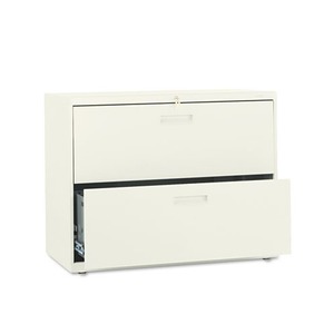 HON COMPANY 582LL 500 Series Two-Drawer Lateral File, 36w x 19-1/4d x 28-3/8h, Putty by HON COMPANY