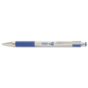 ZEBRA PEN CORPORATION 41321 G301 Roller Ball Retractable Gel Pen, Blue Ink, Medium by ZEBRA PEN CORP.