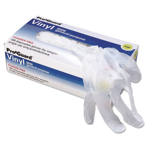 IMPACT PRODUCTS, LLC IMP 8608LBX Disposable Powder-Free Vinyl Gloves, Large, 100/Box by IMPACT PRODUCTS, LLC