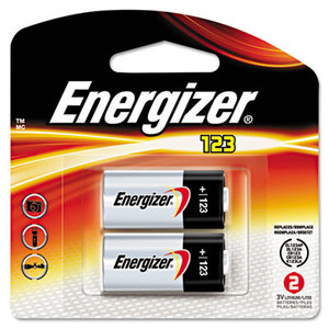 EVEREADY BATTERY EL123APB2 Lithium Photo Battery, 123, 3V, 2/Pack by EVEREADY BATTERY