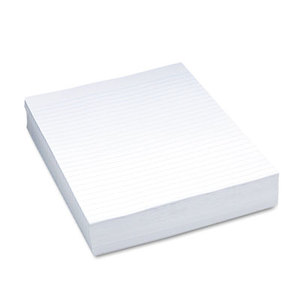 Composition Paper, 3/8" Ruling, 16 lbs., 8-1/2 x 11, White, 500 Sheets/Pack by PACON CORPORATION