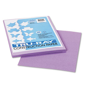 PACON CORPORATION 103018 Tru-Ray Construction Paper, 76 lbs., 9 x 12, Lilac, 50 Sheets/Pack by PACON CORPORATION