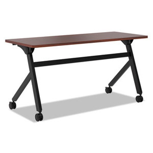 BASYX BSXBMPT6024PC Multipurpose Table Flip Base Table, 60w x 24d x 29 3/8h, Chestnut by BASYX