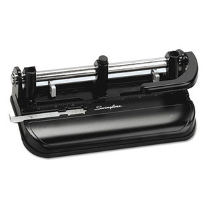 32-Sheet Lever Handle Two- to Seven-Hole Punch, 9/32" Holes, Black by ACCO BRANDS, INC.
