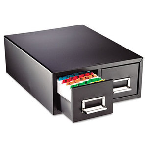 MMF INDUSTRIES 263F6916DBLA Drawer Card Cabinet Holds 3000 6 x 9 cards, 20 3/8 x 16 x 8 3/8 by MMF INDUSTRIES