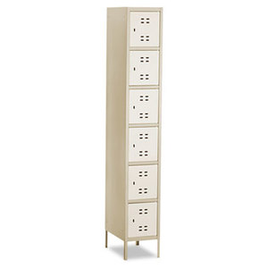 Safco Products 5524TN Box Locker, 12w x 18d x 78h, Two-Tone Tan by SAFCO PRODUCTS