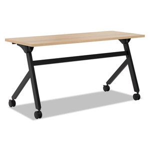 BASYX BSXBMPT6024PW Multipurpose Table Flip Base Table, 60w x 24d x 29 3/8h, Wheat by BASYX