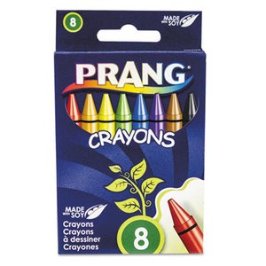 Crayons Made with Soy, 8 Colors/Box by DIXON TICONDEROGA CO.