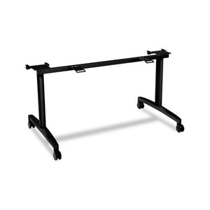 HON COMPANY HONMFLIP24CP Huddle Flip-Top Base for 24" Deep Table Tops, 51-5/8w x 23-1/2d, Black by HON COMPANY