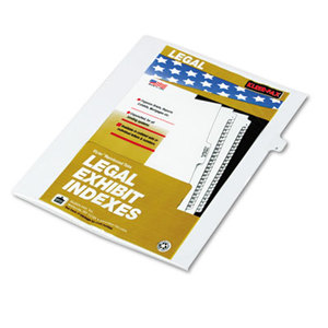 Kleer-Fax, Inc 91008 90000 Series Legal Exhibit Index Dividers, Side Tab, Printed "8", 25/Pack by KLEER-FAX