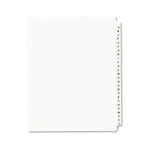 Avery 01400 Avery-Style Legal Side Tab Divider, Title: A-Z, Letter, White, 1 Set by AVERY-DENNISON