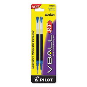Refill for V Ball Retractable Rolling Ball Pen, Fine, Blue Ink by PILOT CORP. OF AMERICA
