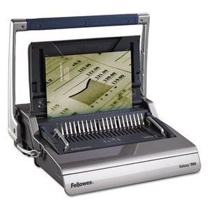 Galaxy Comb Binding System, 500 Sheets, 20 7/8 x 17 3/4 x 6 1/2, Gray by FELLOWES MFG. CO.