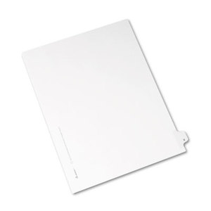 Avery 82164 Allstate-Style Legal Side Tab Divider, Title: B, Letter, White, 25/Pack by AVERY-DENNISON