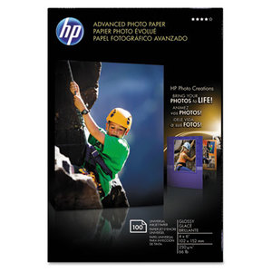 Hewlett-Packard Q6638A Advanced Photo Paper, 56 lbs., Glossy, 4 x 6, 100 Sheets/Pack by HEWLETT PACKARD COMPANY