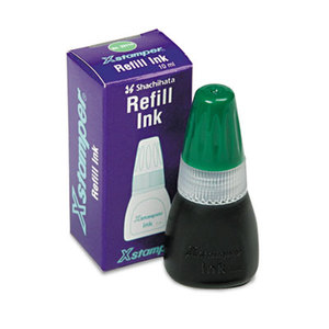 Shachihata, Inc 22114 Refill Ink for Xstamper Stamps, 10ml-Bottle, Green by SHACHIHATA INC. U.S.A.