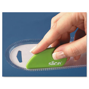 Slice Safety Cutter, Ceramic Blade, Green by QUALITY PARK PRODUCTS