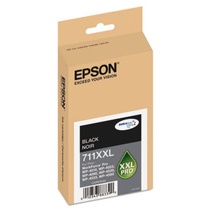 Epson Corporation T711XXL120 T711XXL120 High-Yield Ink, 3400 Page-Yield, Black by EPSON AMERICA, INC.