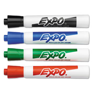 Sanford, L.P. 88074 Dry Erase Markers, Bullet Tip, Assorted, 4/Set by SANFORD