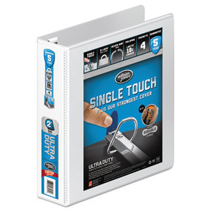 ACCO Brands Corporation W86620H Ultra Duty D-Ring View Binder w/Extra-Durable Hinge, 2" Cap, White by WILSON JONES CO.