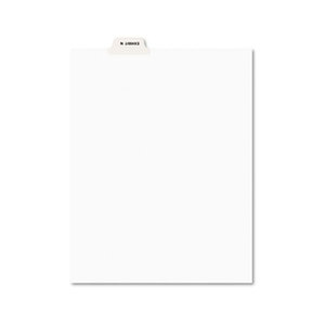 Avery 12387 Avery-Style Preprinted Legal Bottom Tab Dividers, Exhibit N, Letter, 25/Pack by AVERY-DENNISON