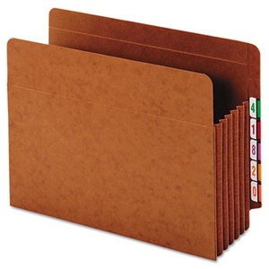 Cardinal Brands, Inc 63790 Heavy-Duty Expanding File Pocket, End Tab, 5 1/4 Inch, Letter, Brown, 10/Box by CARDINAL BRANDS INC.