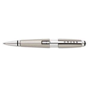 A. T. Cross Company AT0555-5 Edge Pen, 0.7 mm, Medium, Black Ink, Titanium Barrel by A.T. CROSS COMPANY