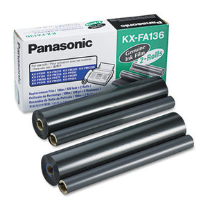 Panasonic KXFA136 KXFA136 Film Roll Refill, 2/Box by PANASONIC