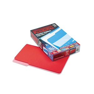 Cardinal Brands, Inc 435013RED Interior File Folders, 1/3 Cut Top Tab, Legal, Red, 100/Box by ESSELTE PENDAFLEX CORP.