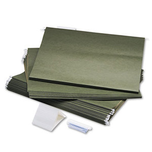 Safco Products 5038 Hanging File Folders, Compressed Paper Fiber, 18 x 14, Green, 25/Box by SAFCO PRODUCTS