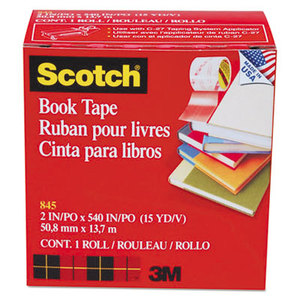 Book Repair Tape, 2" x 15yds, 3" Core by 3M/COMMERCIAL TAPE DIV.
