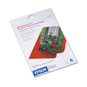 Epson Corporation S041464 Premium Photo Paper, 68 lbs., High-Gloss, 5 x 7, 20 Sheets/Pack by EPSON AMERICA, INC.