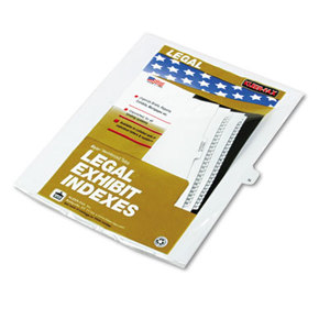 Kleer-Fax, Inc 80014 80000 Series Legal Index Dividers, Side Tab, Printed "N", 25/Pack by KLEER-FAX